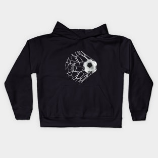 Soccer Ball in Net Kids Hoodie